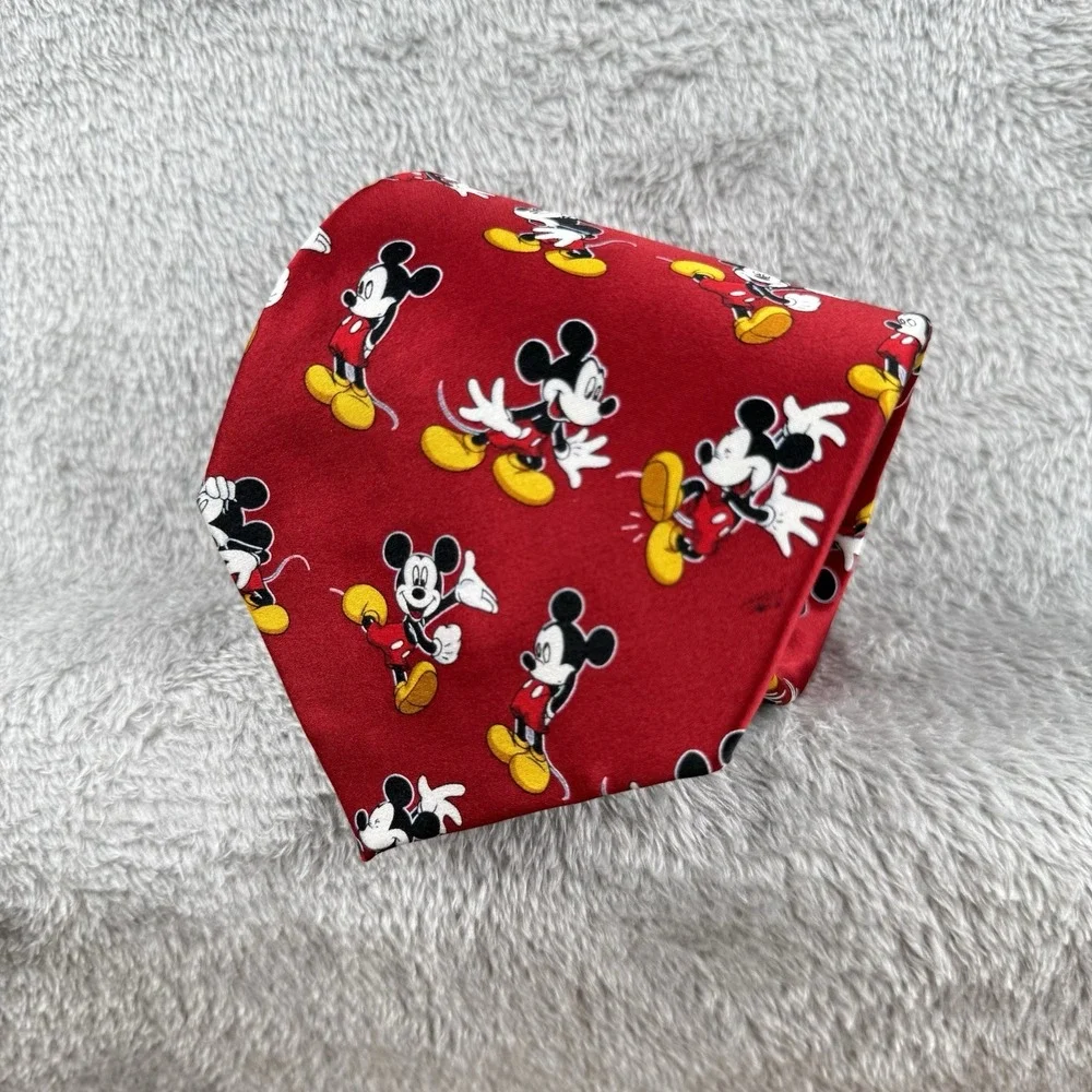 Disney‎ Mickey Mouse Tie Mens 3.5